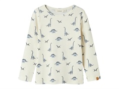 Lil Atelier bluse turtledove med dinoprint